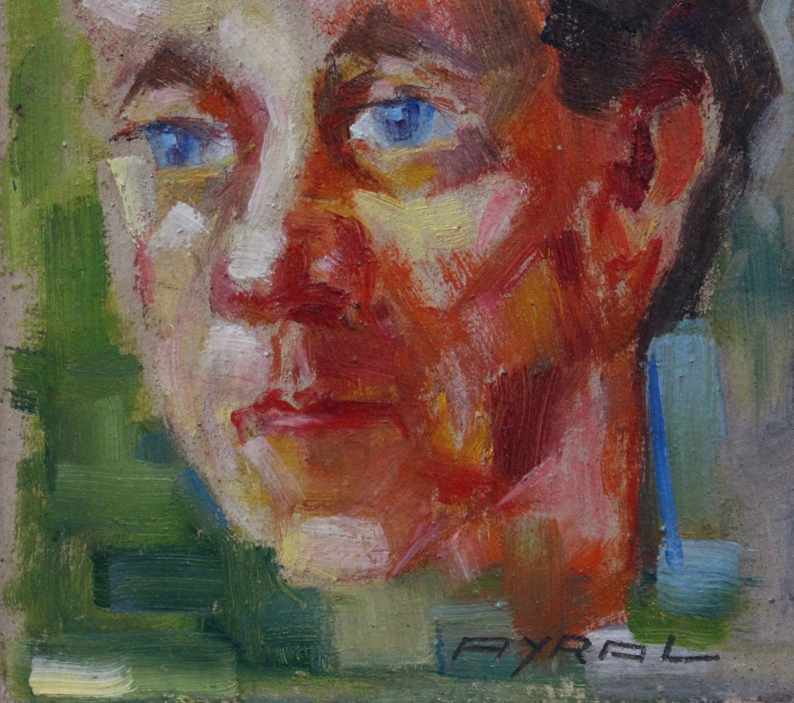 'Portrait Of Blue Eyed Woman' French School (Circa 1960s) photo 350.0
