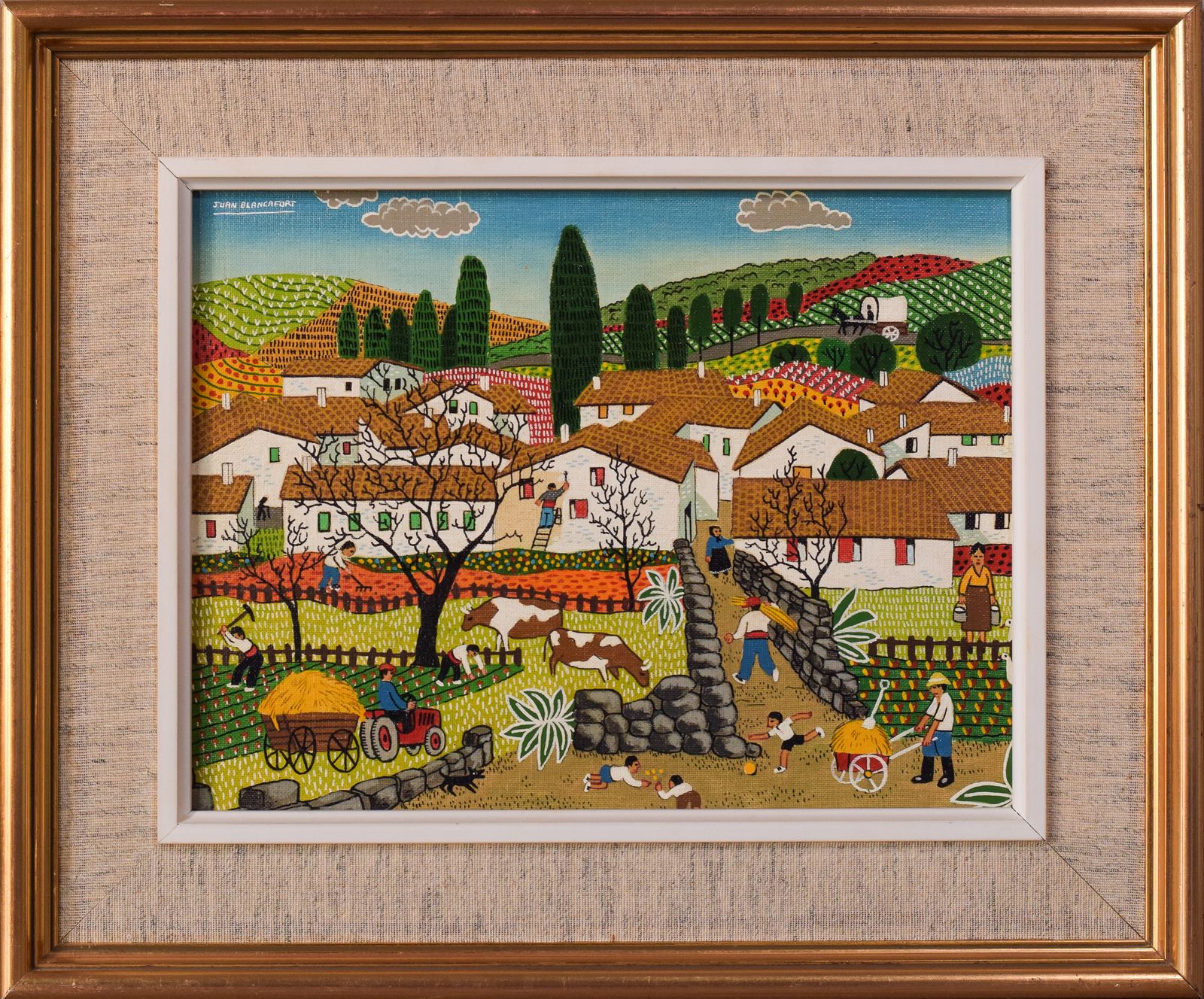 Juan Blancafort   'Los Arboles Secos'   Naïef Dorpslandschap photo furniture