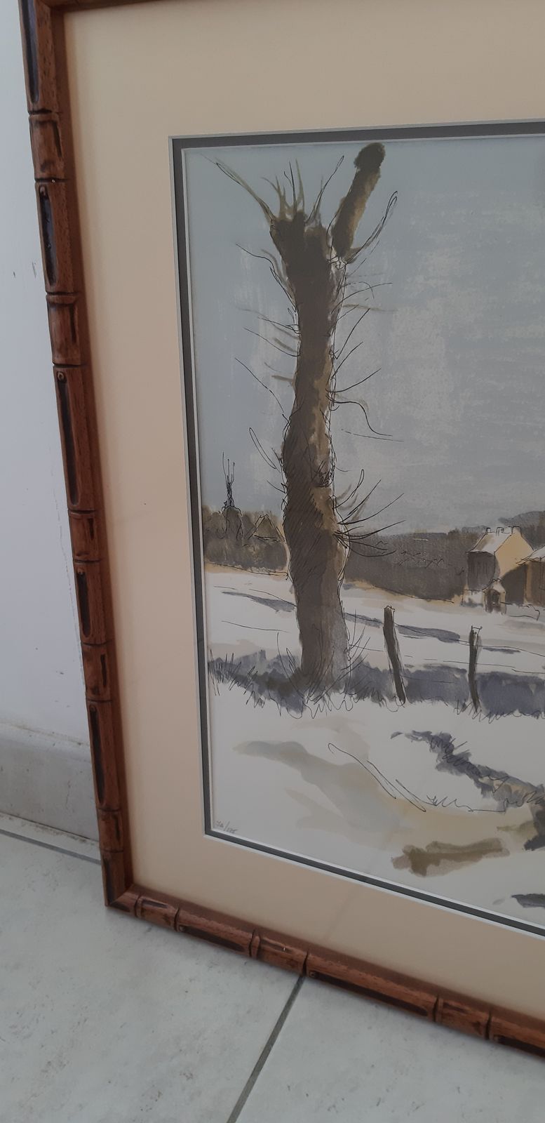 Original Lithograph Signed By P. Courtois photo for sale