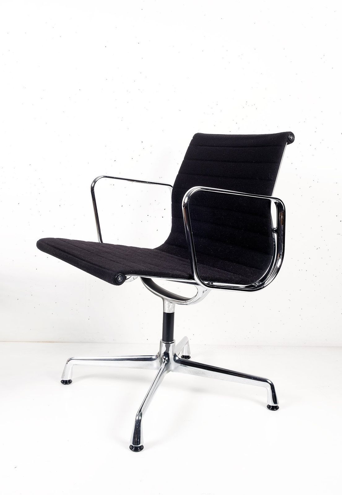 Pair Of Aluminium Chairs Ea108 By Eames For Vitra photo for sale