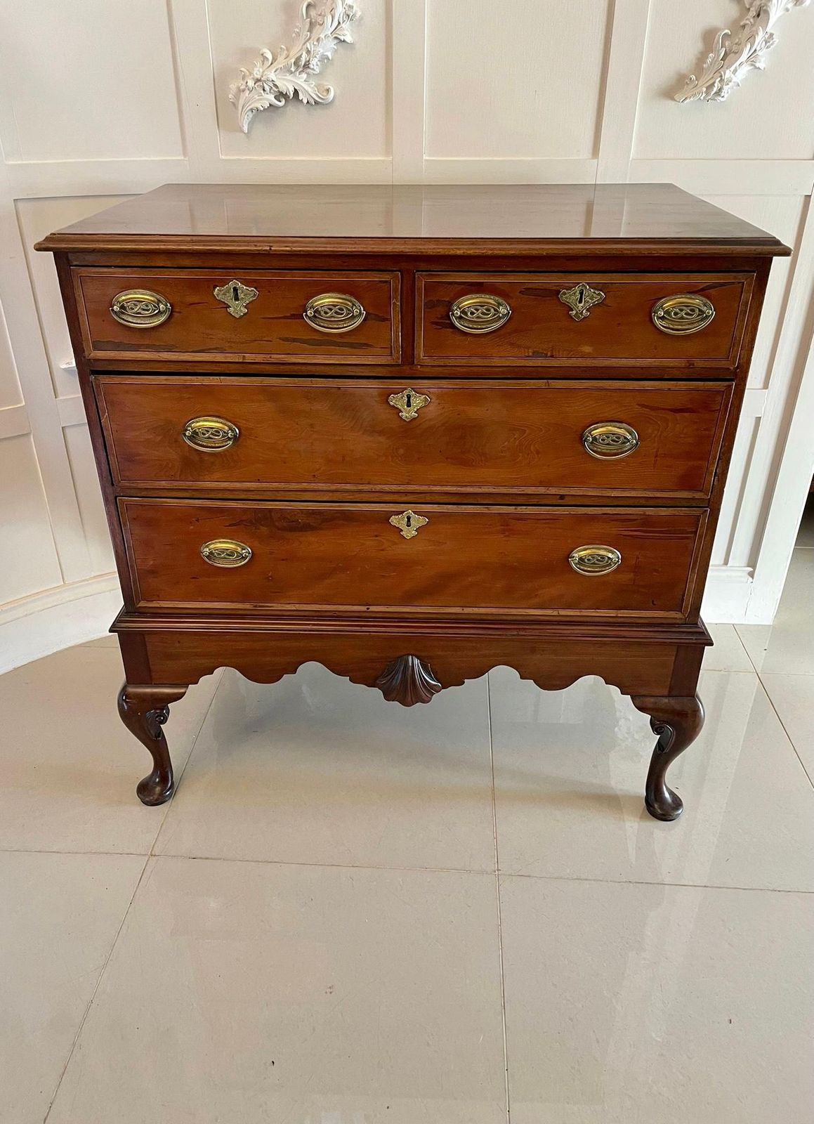 Antique George III Quality Mahogany Chest On Stand photo furniture