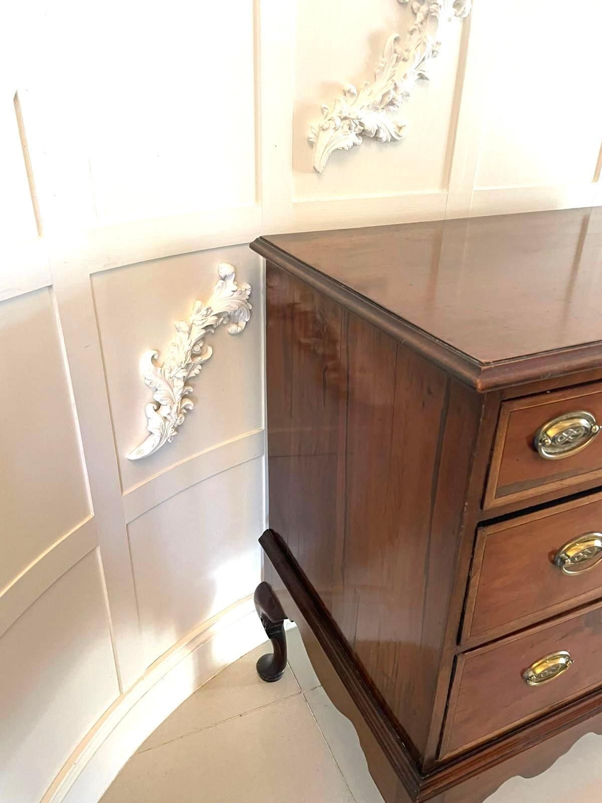 Antique George III Quality Mahogany Chest On Stand photo for sale