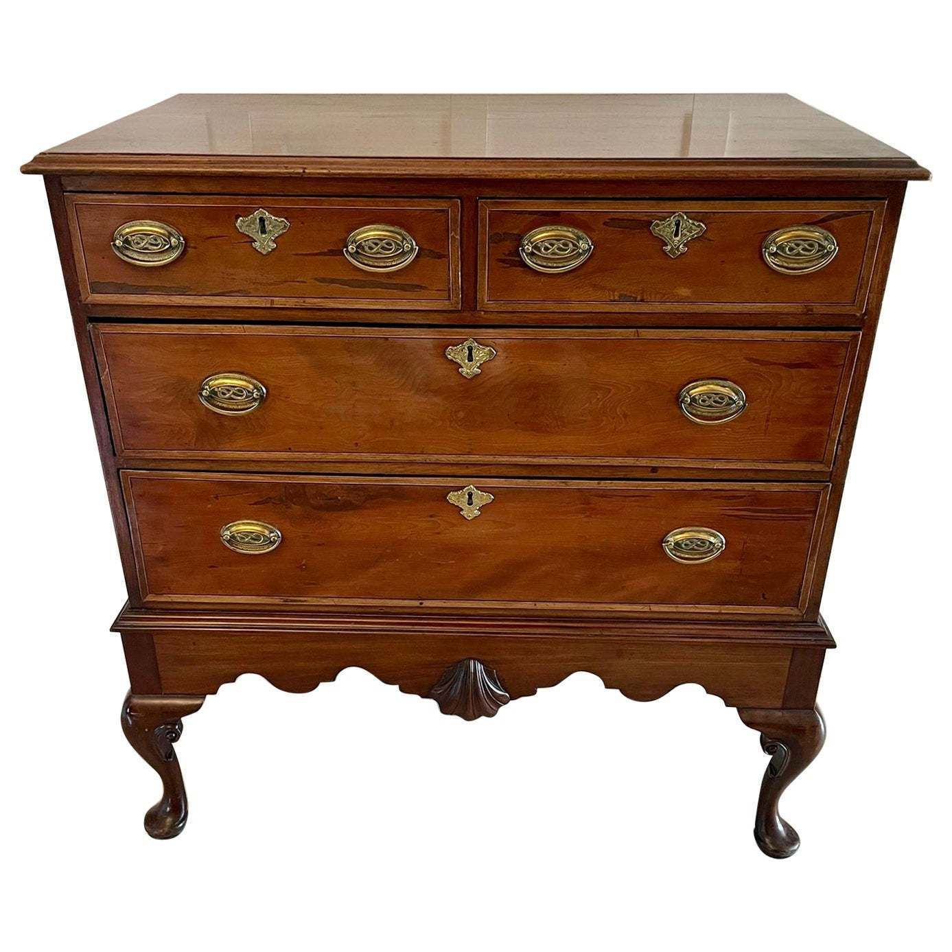 1985.0 Antique George III Quality Mahogany Chest On Stand photo