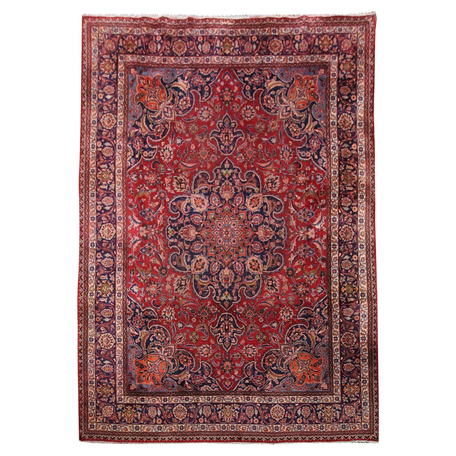Large Red Living Room Rug Traditional Handmade Oriental Wool Area Rug