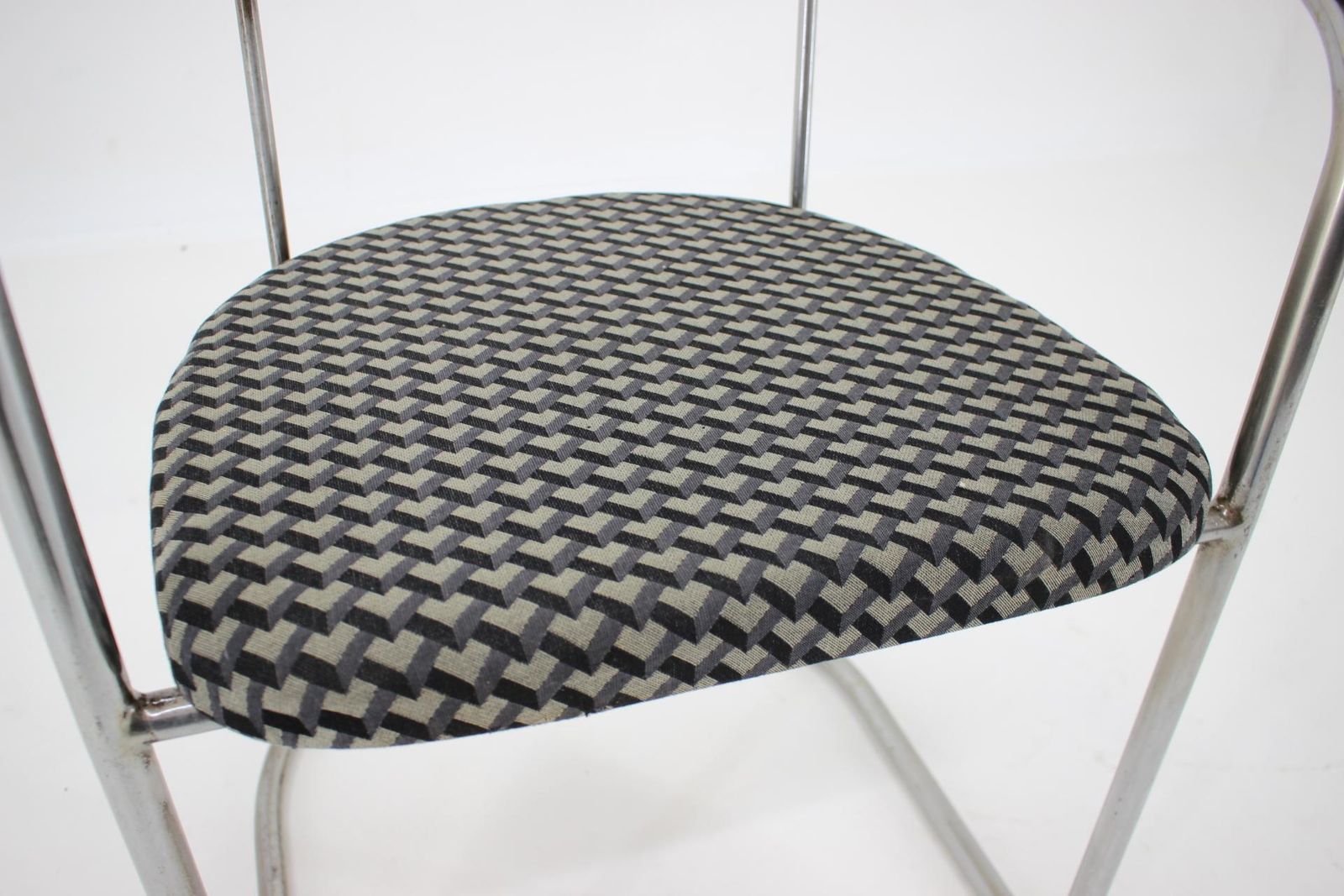 Bauhaus Tubular Steel Chrome Desk Chair 1930s / Czechoslovakia photo 1276.0