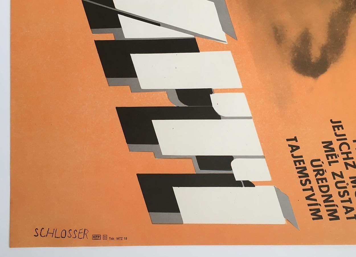 Movie Poster, The Price Of Survival, W.A. Schlosser, 1982 photo furniture