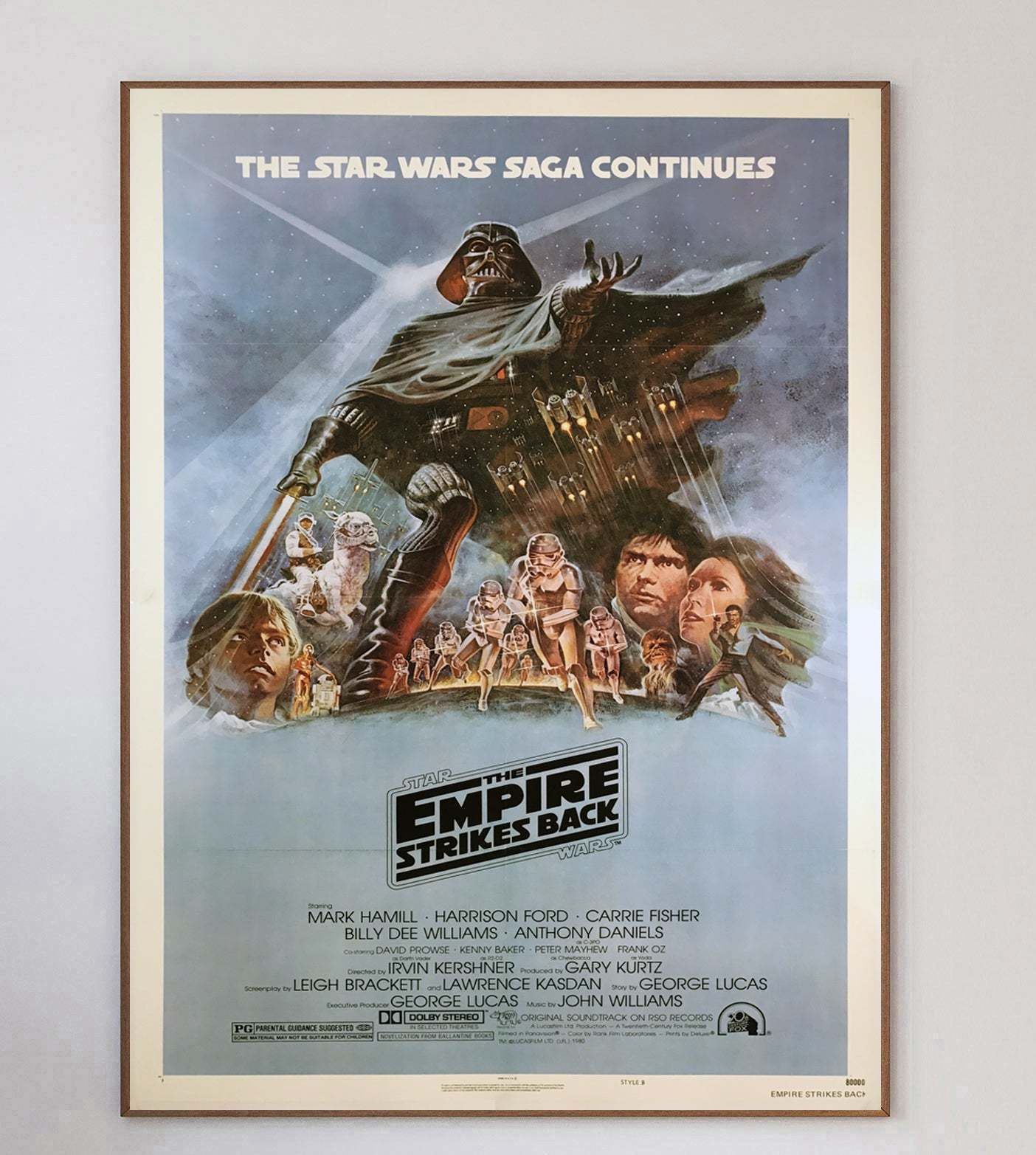 Star Wars The Empire Strikes Back Original Vintage Poster photo 971.0