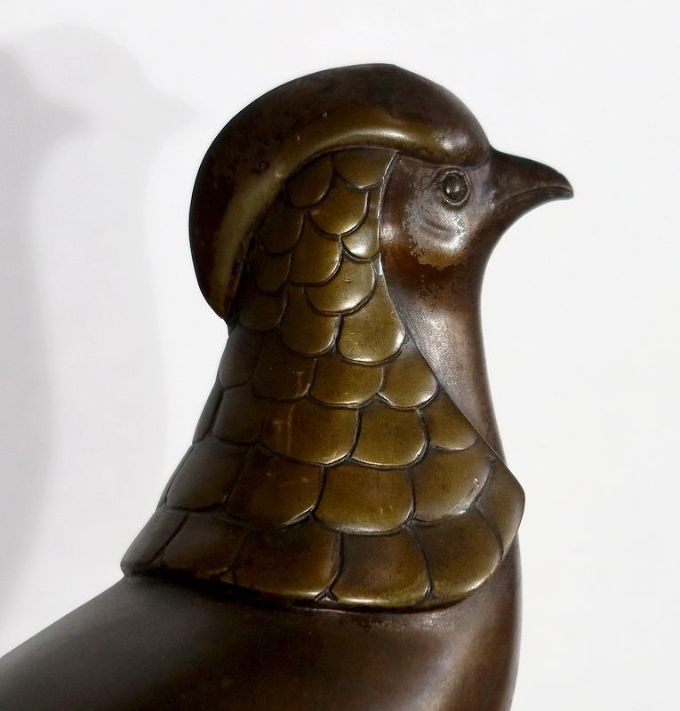 Sculpture "The Pheasant" By Lorino, Art Deco photo buy