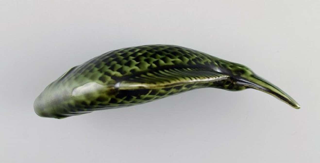 Sven Wejsfelt For Gustavsberg, Unique Stim Fish In Glazed Ceramics photo 242.0