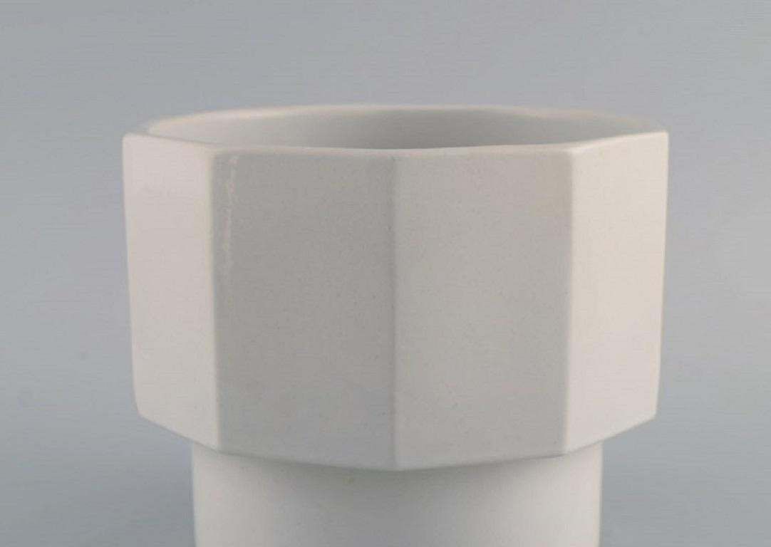 Erix Hennix For Gustavsberg, Three Plantina Flower Pots In Glazed Porcelain photo Home Decor