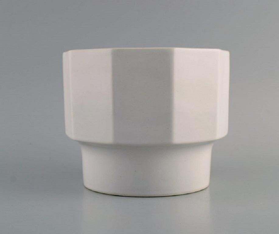 Erix Hennix For Gustavsberg, Four Plantina Flower Pots In Glazed Porcelain photo 302.0