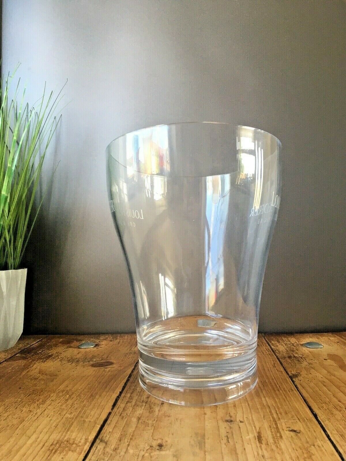 Vintage Louis Roederer Acrylic Champagne Ice Bucket Cocktail Party Bar Display photo furniture