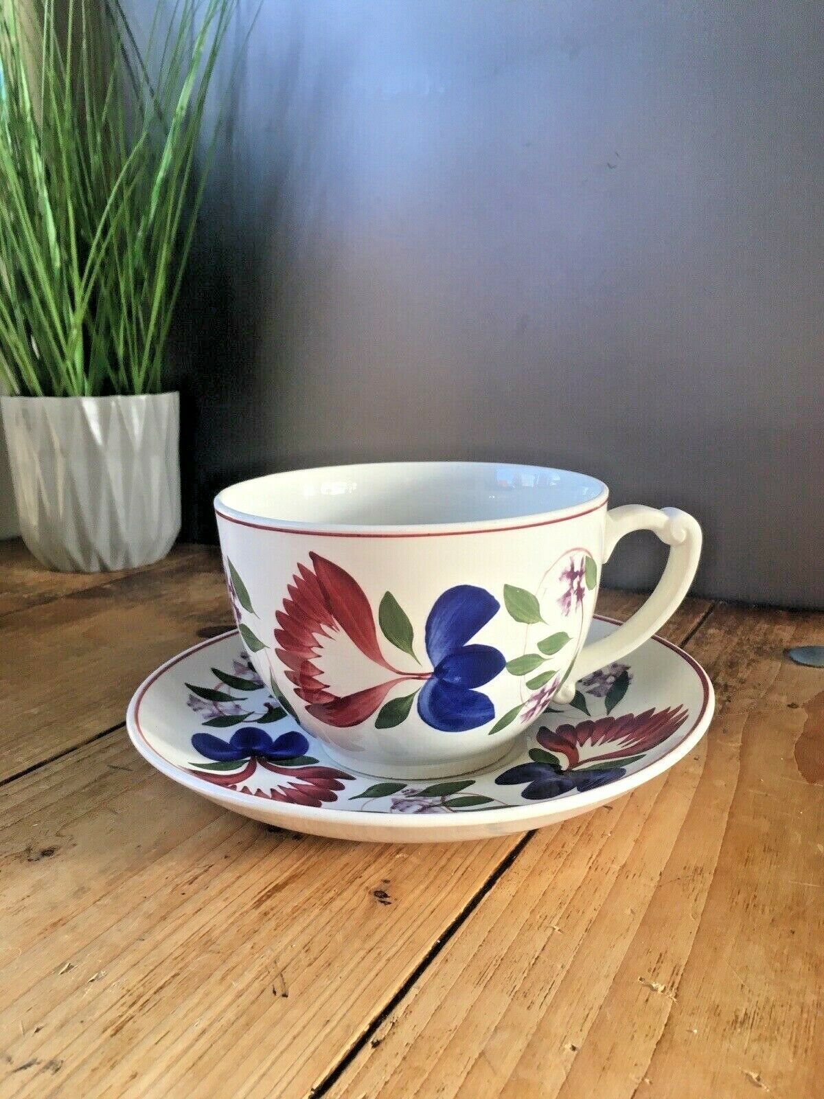 Large Oversize Tg Green Oakville Cabinet Breakfast Cup & Sauer Gaudy Welsh Style photo furniture