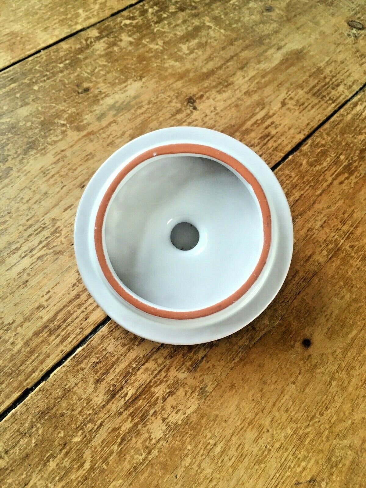 photo for sale Mid Century Stig Lindberg Gustavsberg Swedish Pottery Striped Faience Coffee Pot