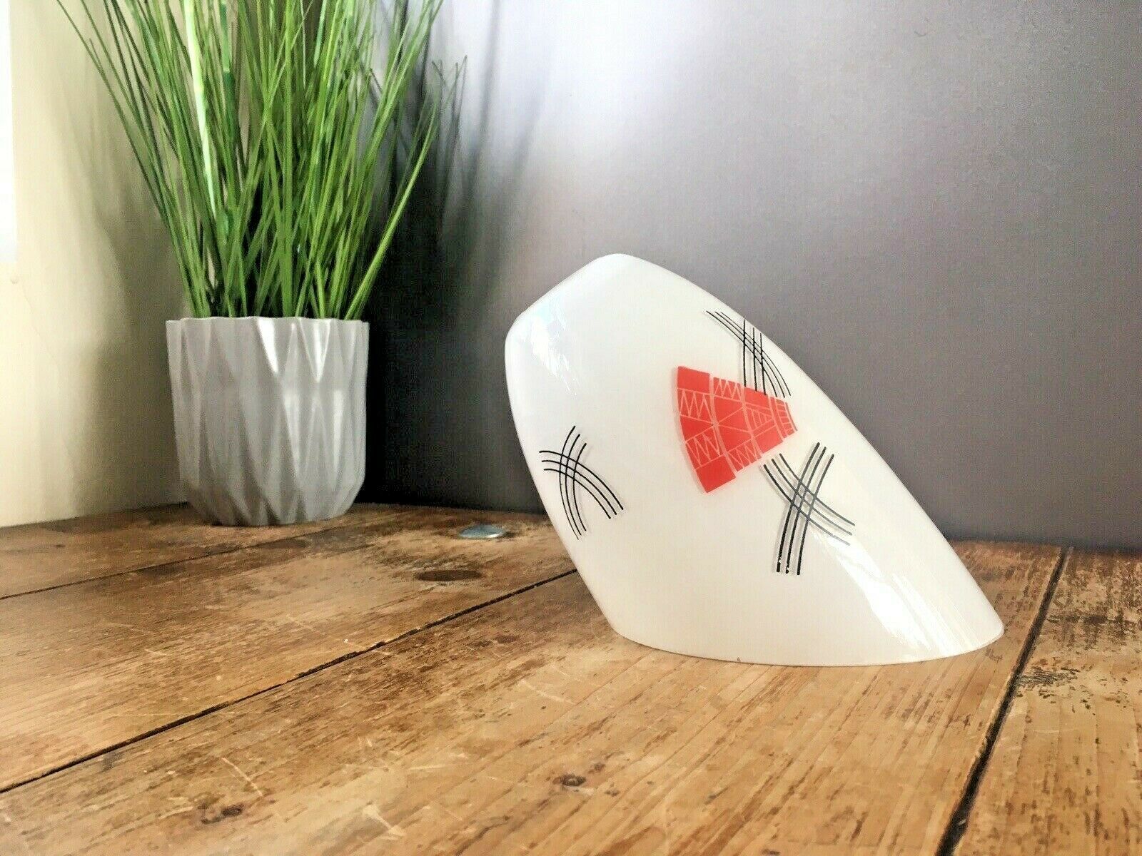 Mid Century 60's Angled Geometric Design Lamp Shade For Ceiling Light Sconce 70s photo buy