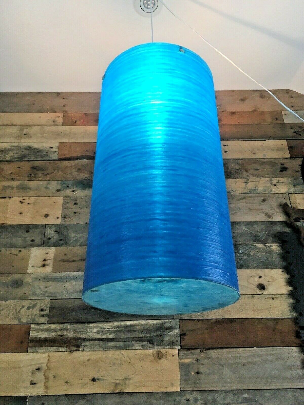Lighting Huge 23 Vintage 70s Nightclub Fibreglass Ceiling Light Lamp Shade Retro photo