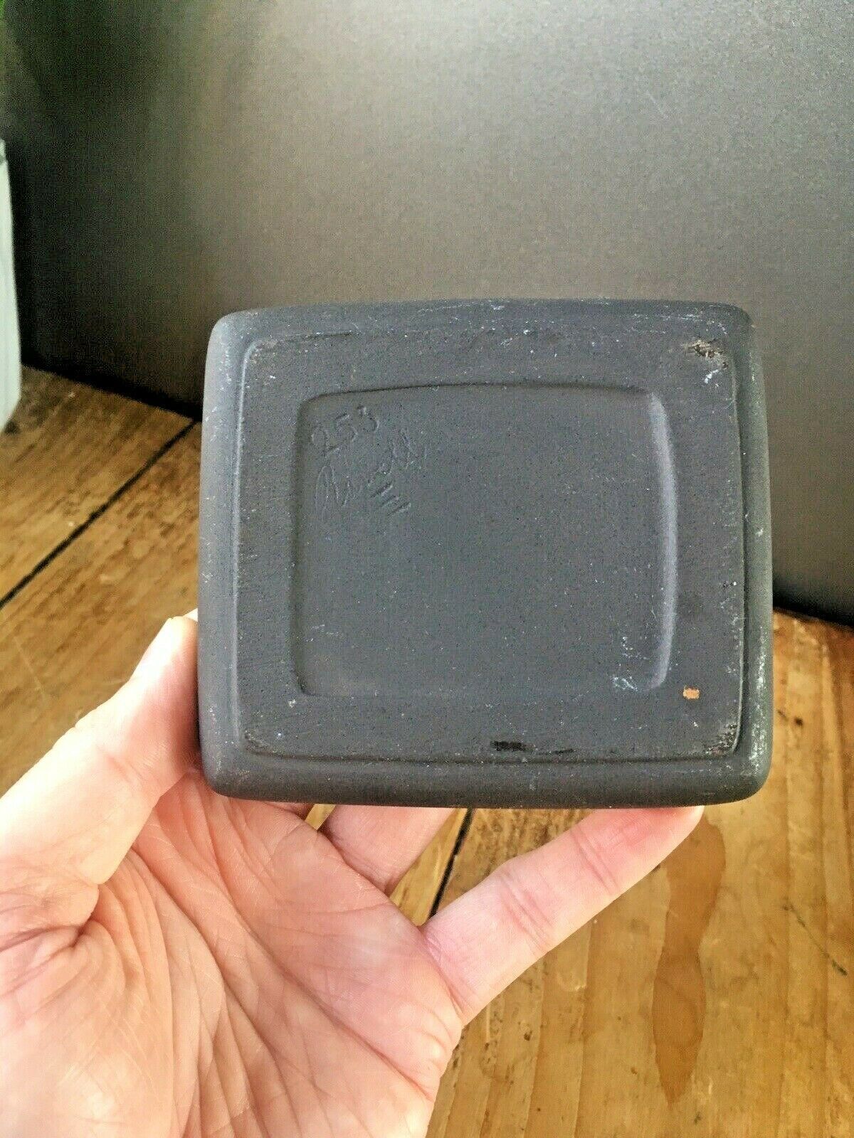 50's Mid Century Modern Jaap Ravelli Textured Zebra Animal Print Trinket Box Pot photo vintage