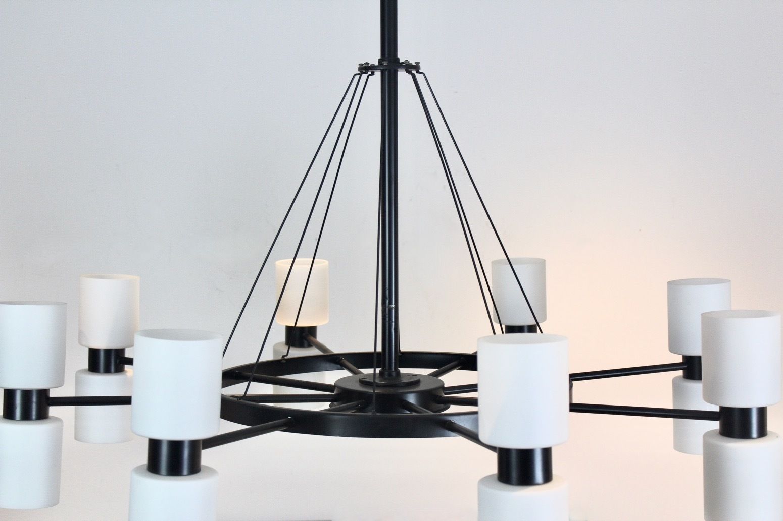 Sixteen Light Chandelier 'Zonnewende' By J.W. Bosman For Raak Amsterdam, 1965 photo for sale