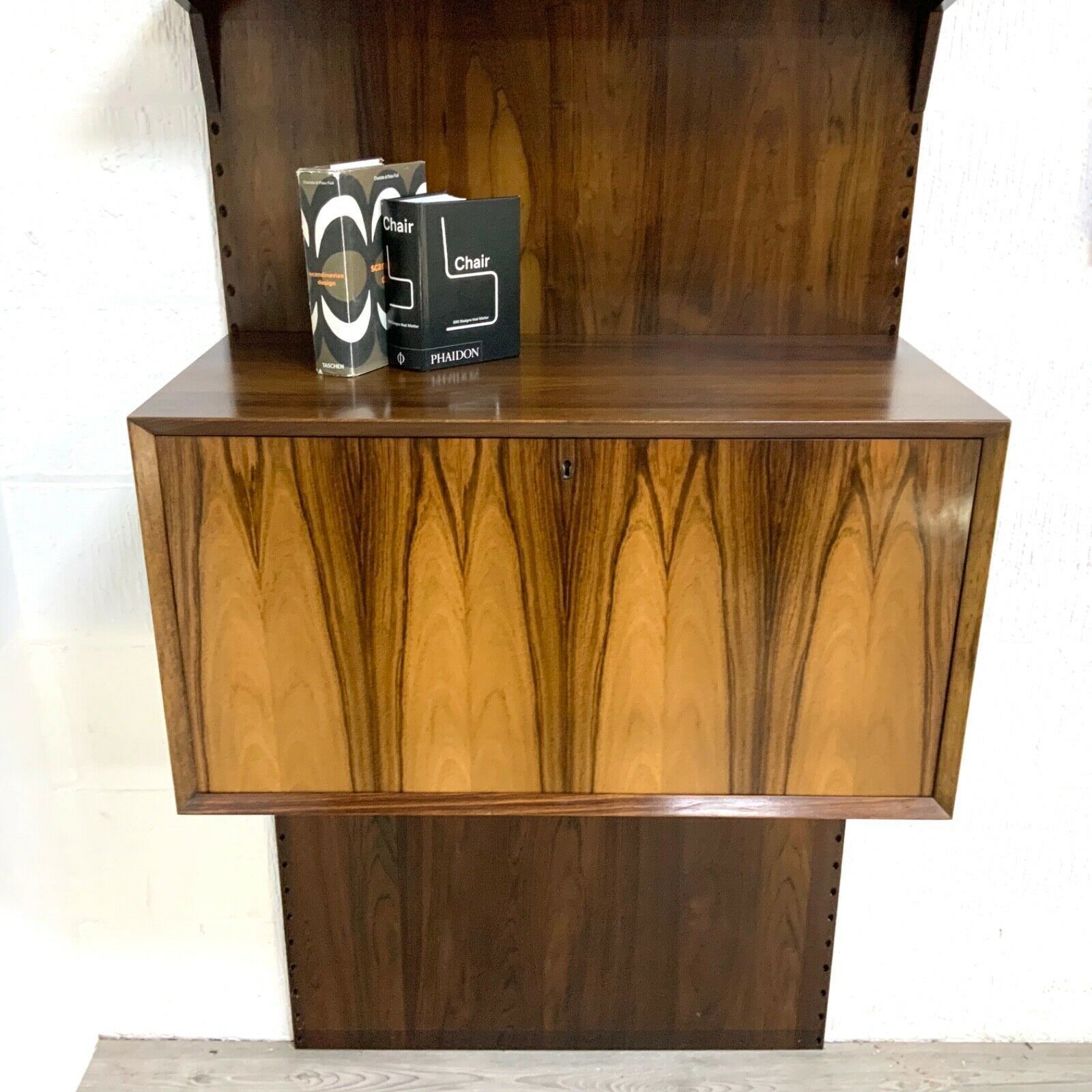 Danish Rosewood Shelving Display And Drinks Cabinet By Poul Cadovius For Cado photo Furniture