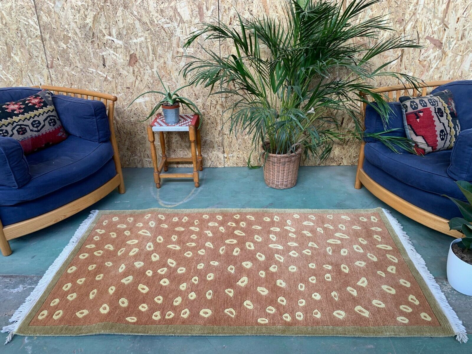 Tibetan Leopard Spots Rug 185x93 Cm Oriental, Chinese, Nepalese, Tribal,