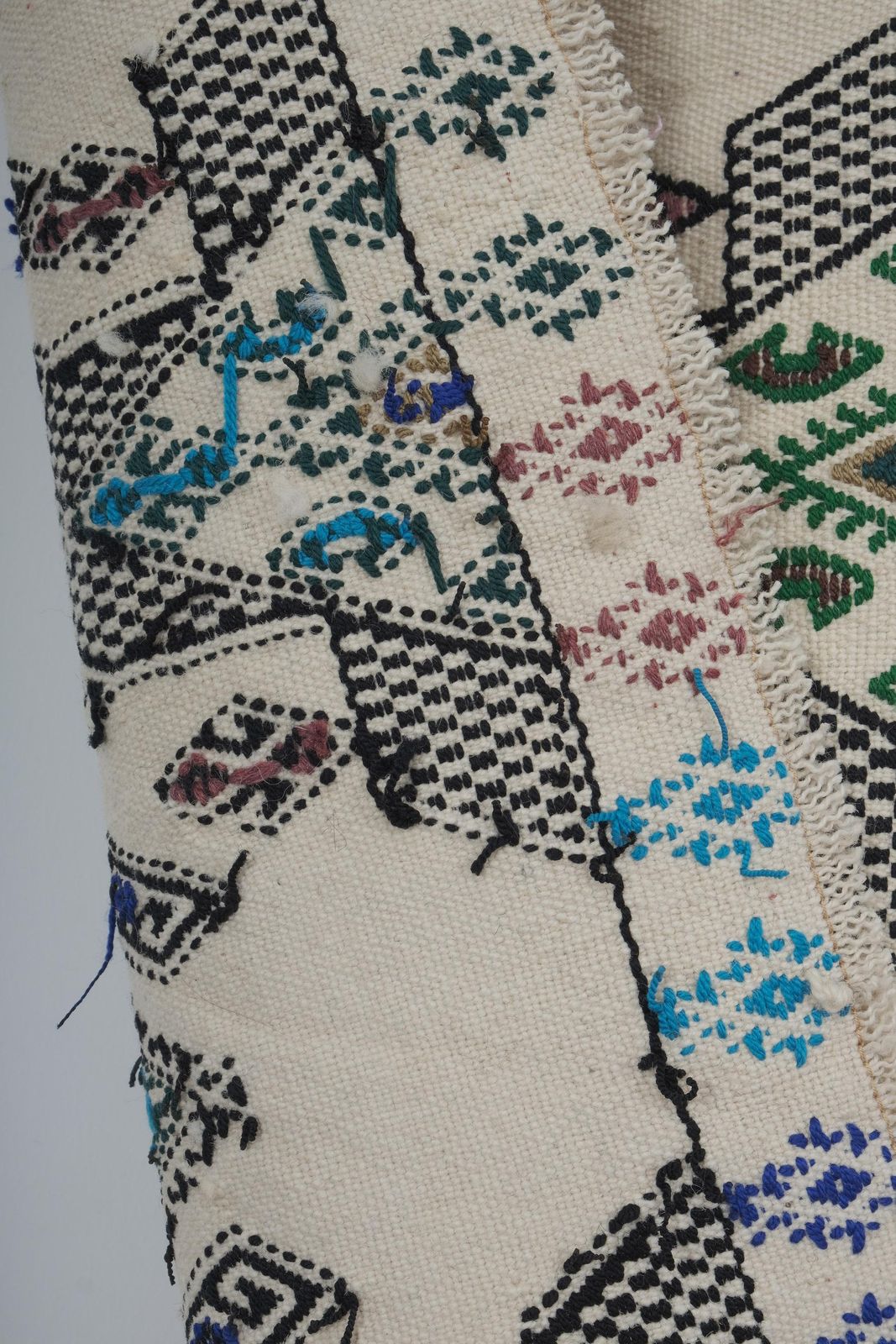 Textiles Vintage Turkish Jajim Kilim Rug photo