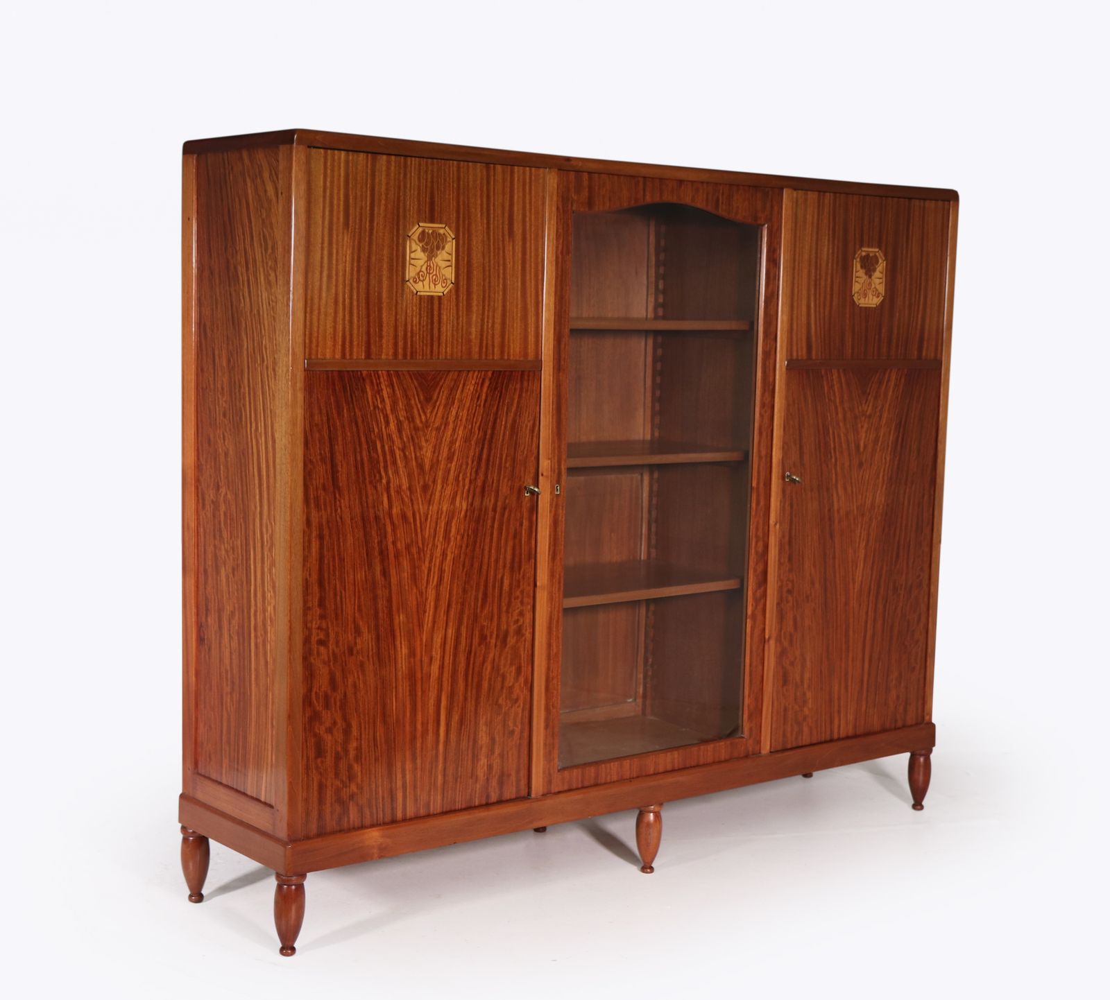 French Art Deco Library Bookcase By Maurice Dufrene photo for sale