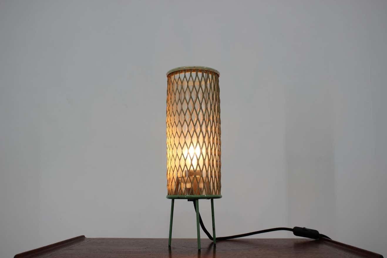 1960s Josef Hurka Rocket Design Table Lamp For Lidokov, Czechoslovakia photo vintage