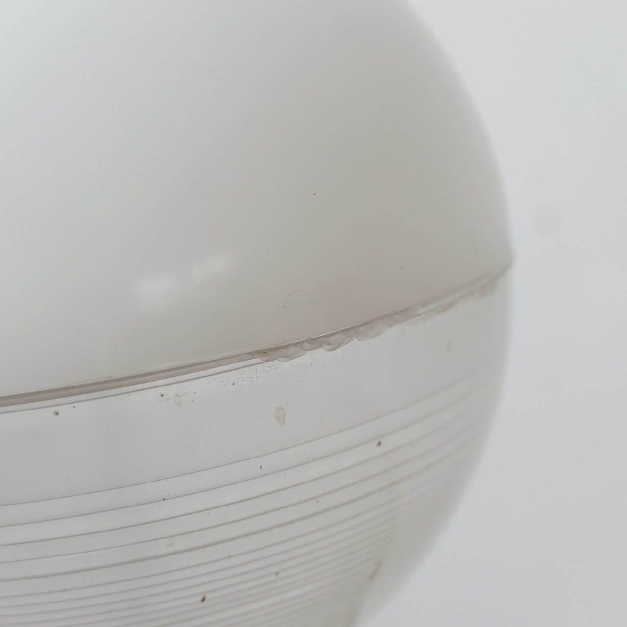 Mid Century French Holophane Globe photo Lighting