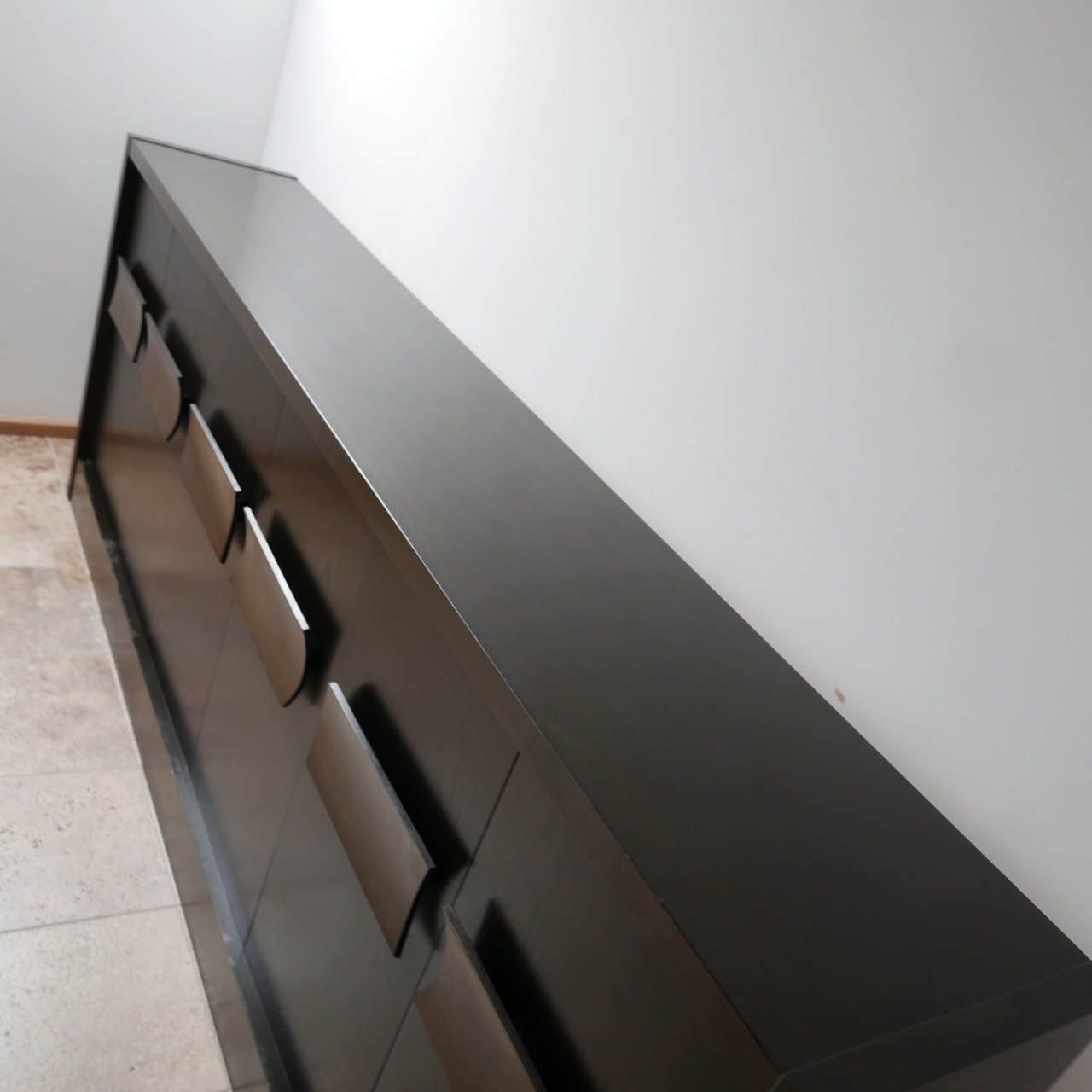 Large Brutalist Mid Century Belgium Credenza photo Furniture