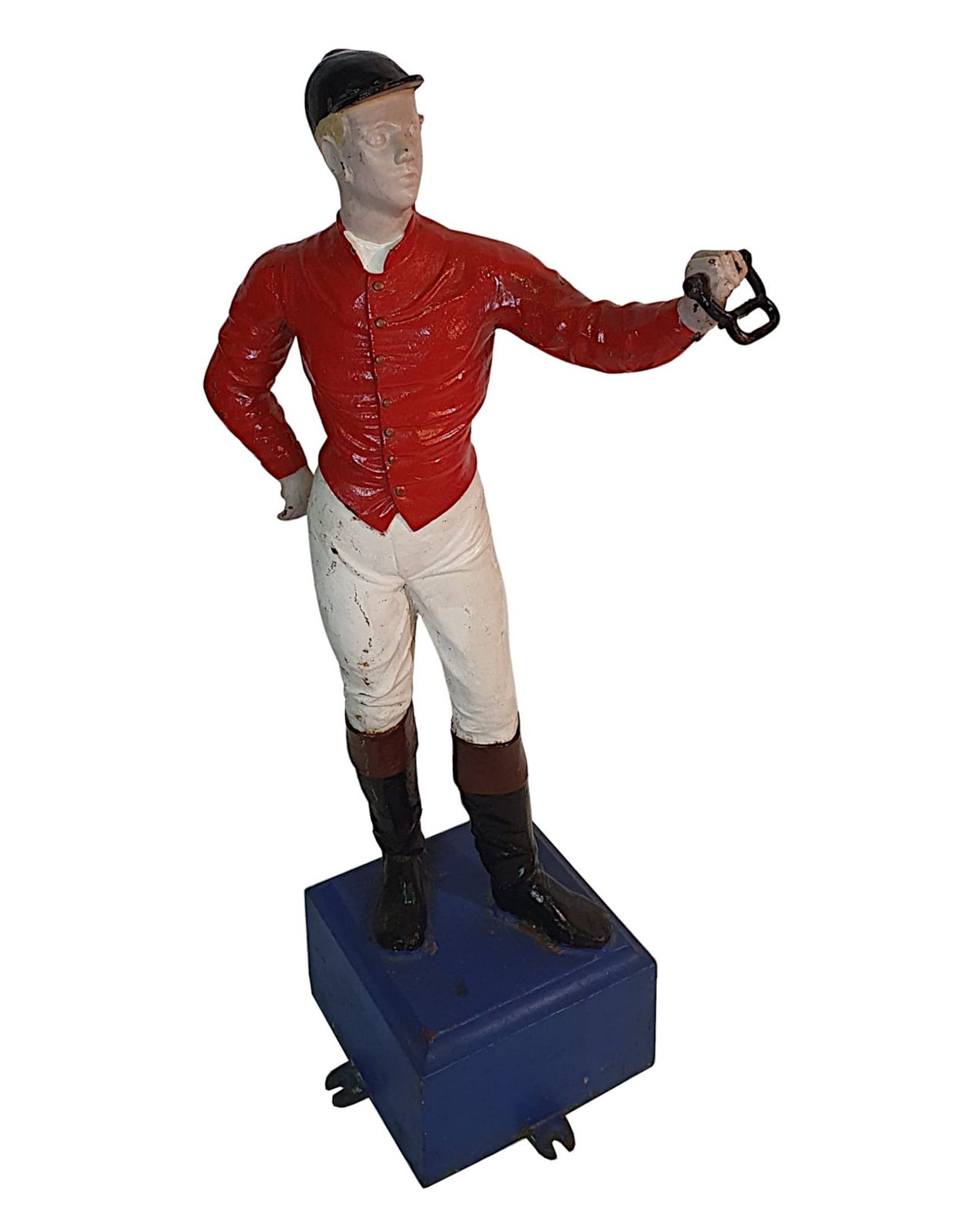 A Very Rare 19th Century Cast Iron Jockey Hitching Post