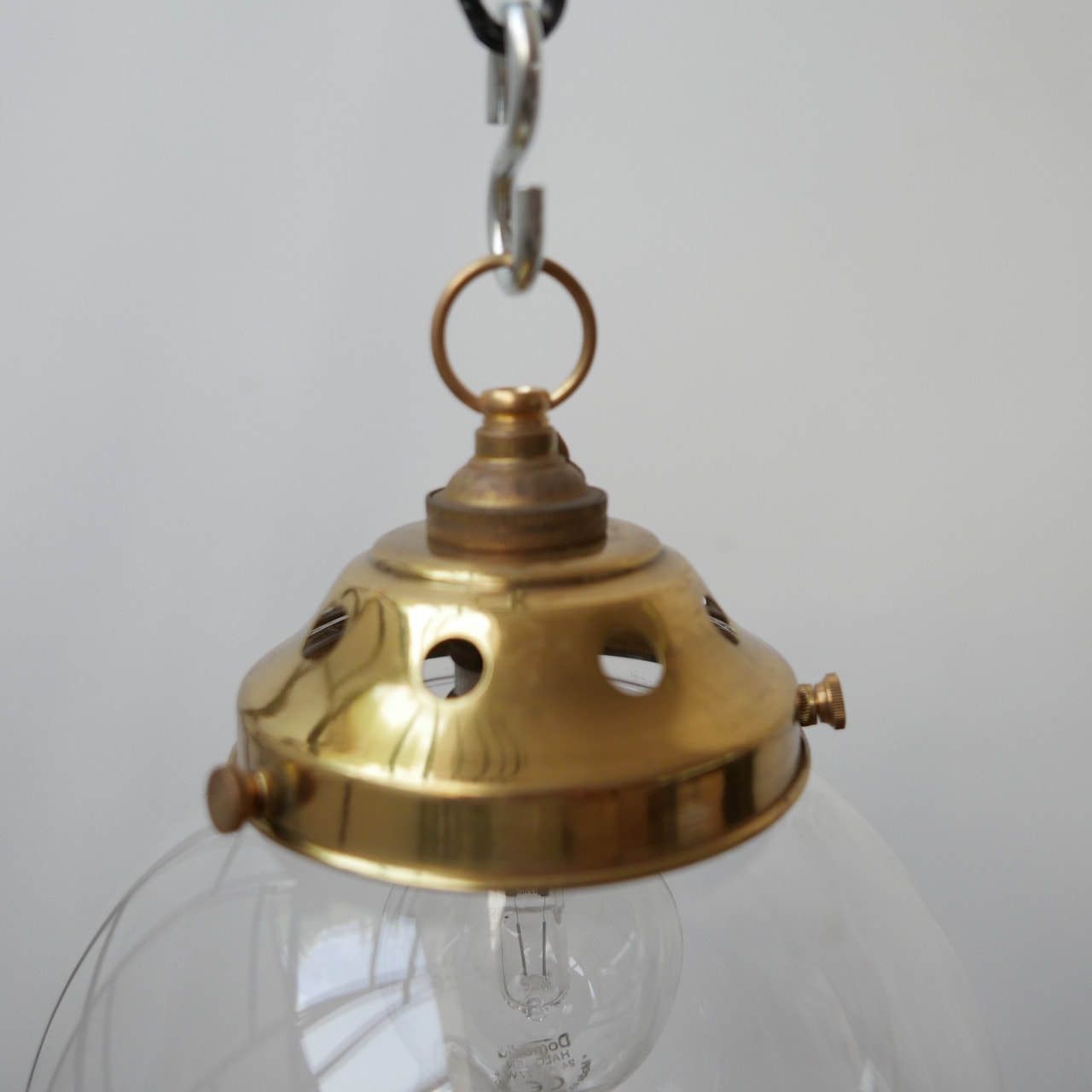 Mid Century Italian Blown Glass  Mountain Pendant Lights (4) photo vinterior