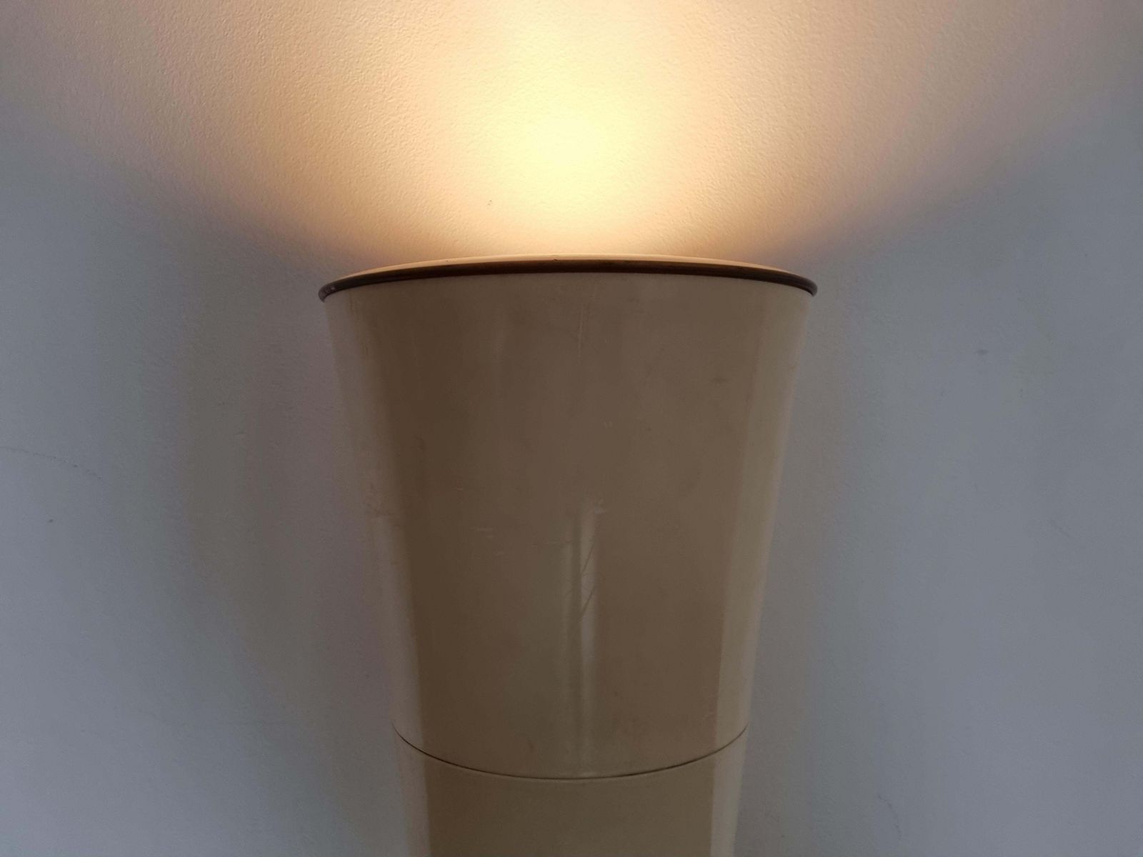 photo vintage Mid Century Floor Lamp Fackla, Ikea, Uplighter, Sweden, 1980s