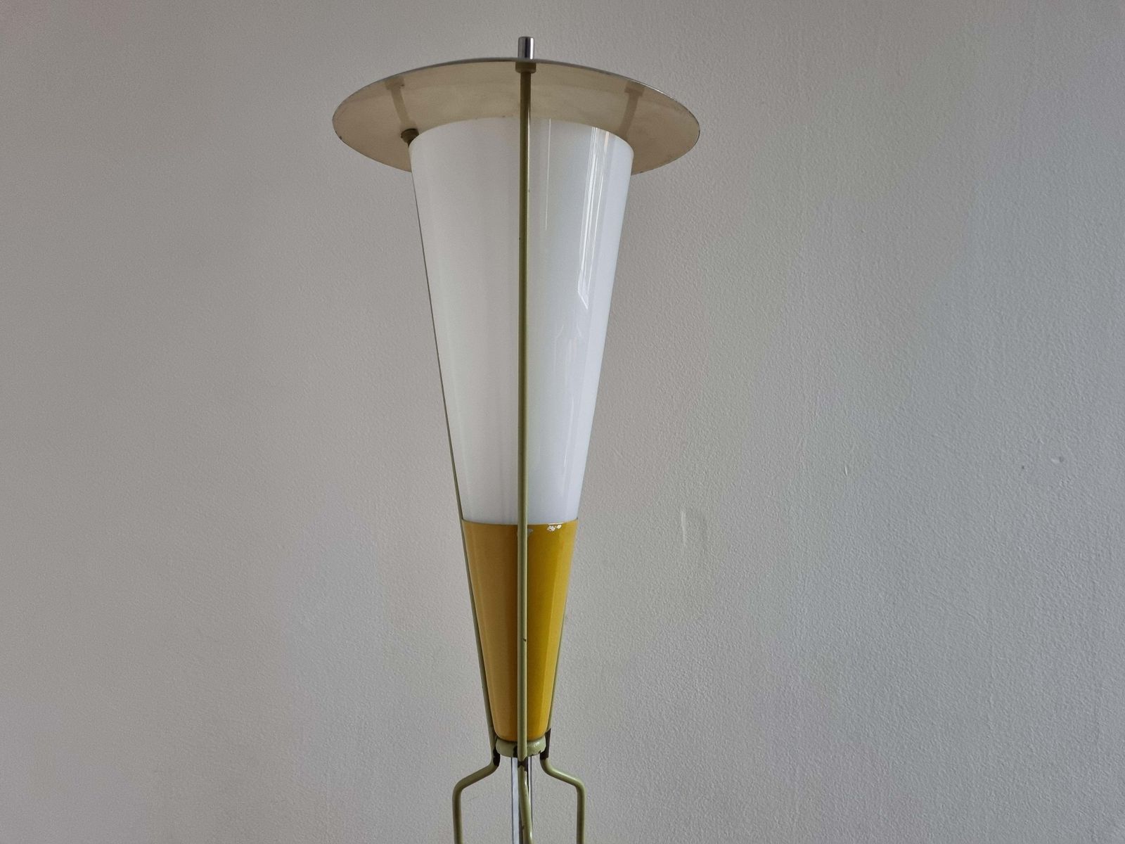 photo buy Rare Mid Century Floor Lamp In Style Of Stilnovo, 1960s