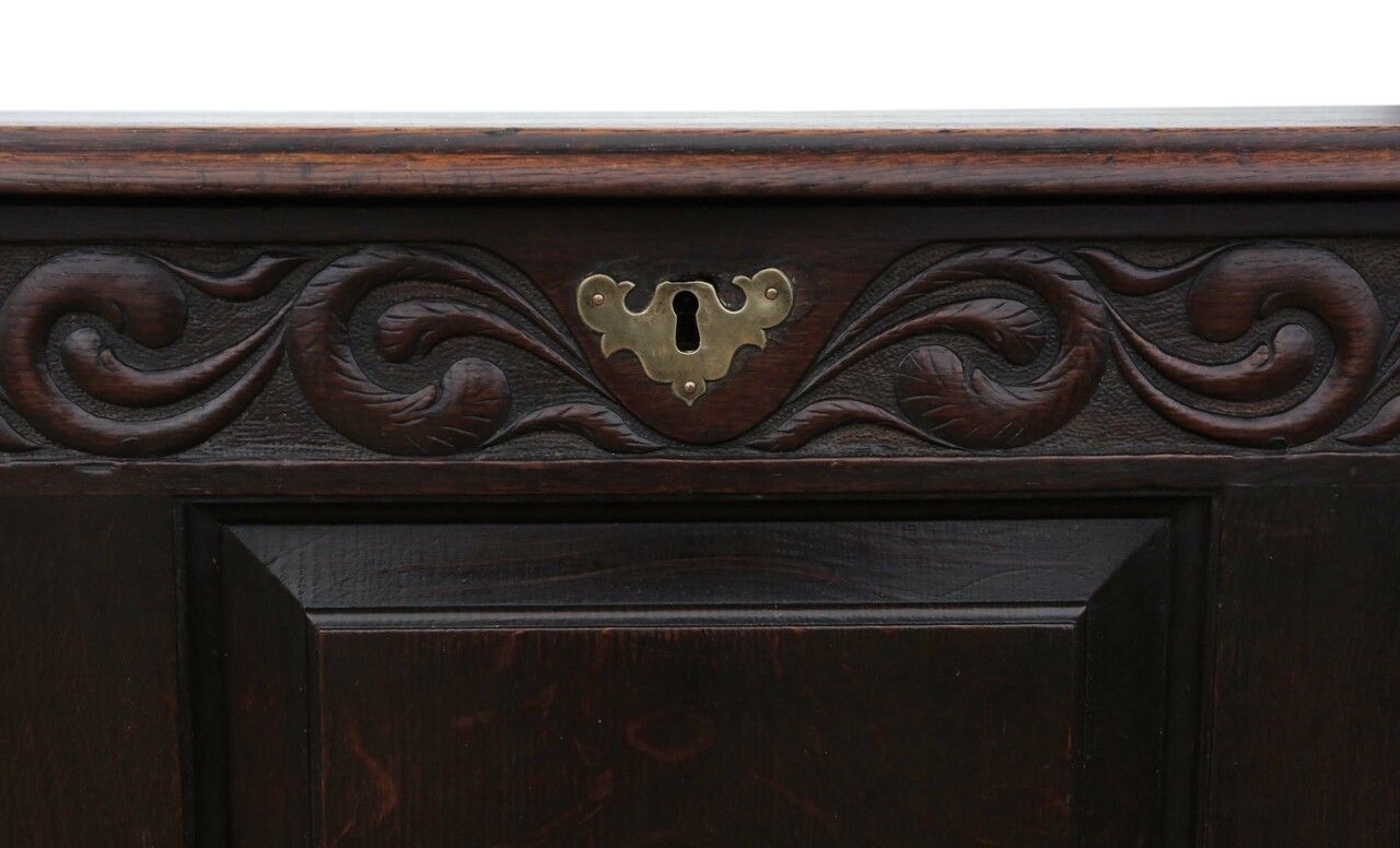 photo furniture Georgian Oak Mule Chest Coffer 18th Century