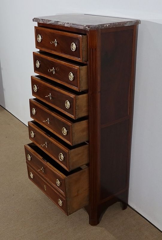 Small Semainier In Mahogany,  Louis XVI Period, 18th Century photo Furniture