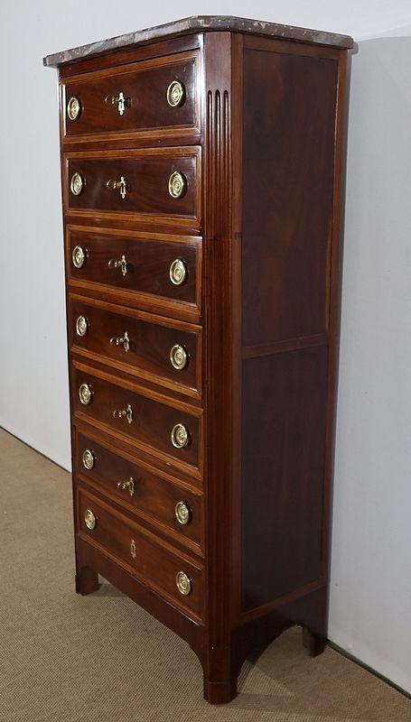 6901.0 Small Semainier In Mahogany,  Louis XVI Period, 18th Century photo