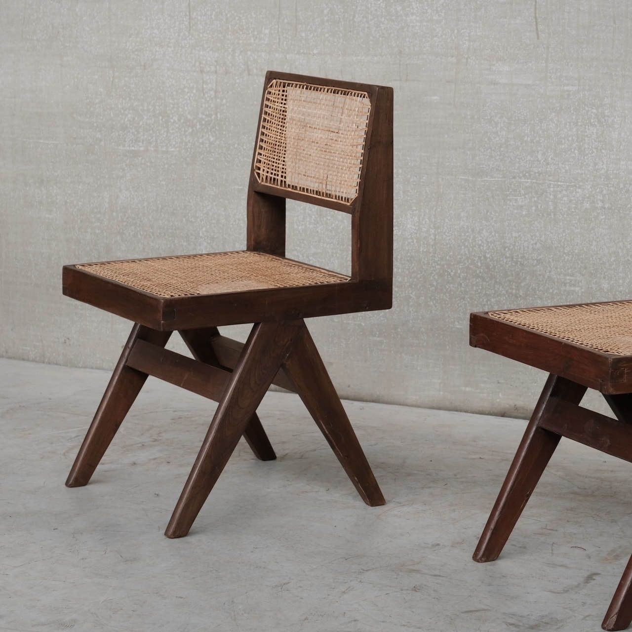 Furniture Pierre Jeanneret Mid Century Chandigarh Pj Si 25 A Chair photo