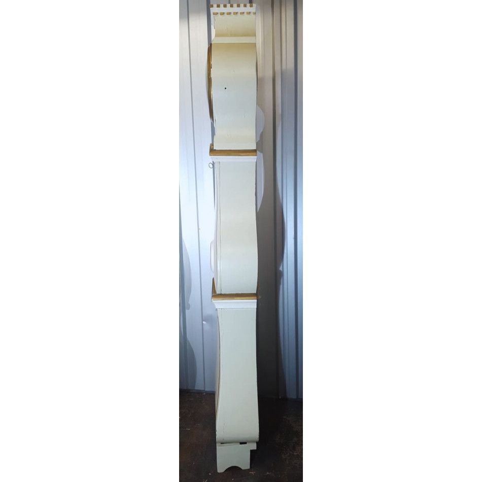 White Antique Swedish Mora Clock Fryksdall photo 2950.0