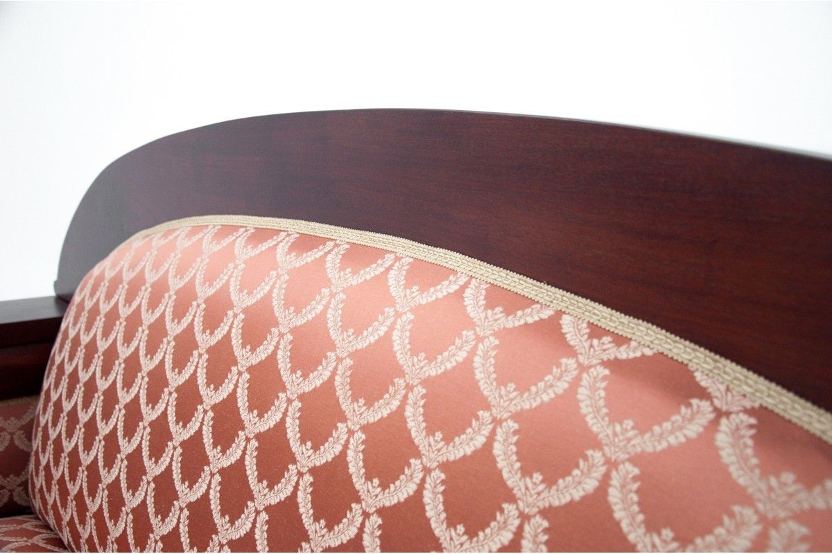 Furniture Antique Sofa, Northern Europe, Turn Of The 19th And 20th Centuries. photo