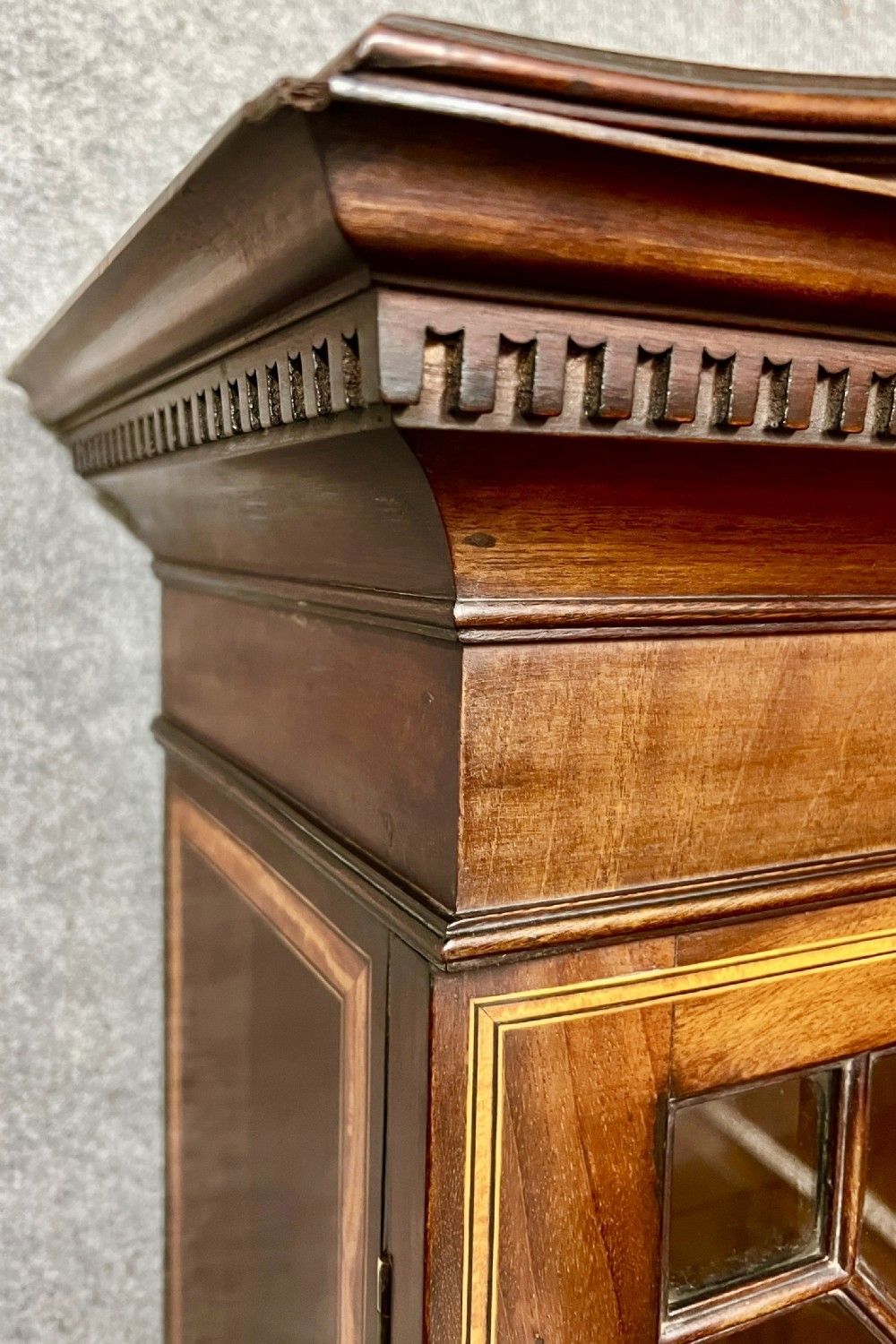 Antique Sheraton Revival Inlaid Cabinet photo buy