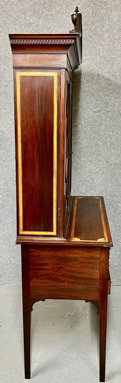 photo for sale Antique Sheraton Revival Inlaid Cabinet