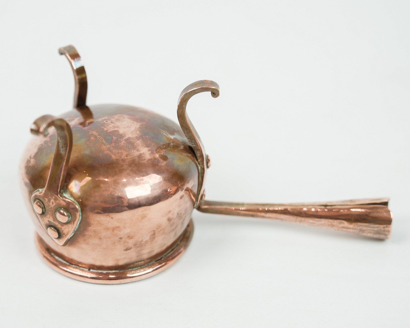 photo furniture Set Of 3 Copper Parts Coffee Pot Sugar Bowl And Cream Jug From Around 1960s Respectively