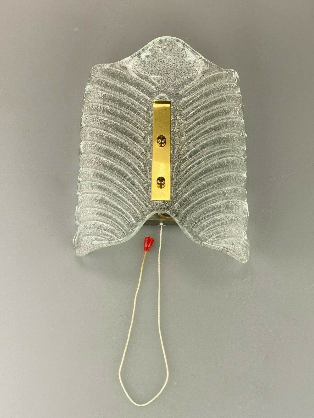 60er 70er Jahre Lampe Leuchte Wandlampe Wall Lampe Ice Glas Space Age Design