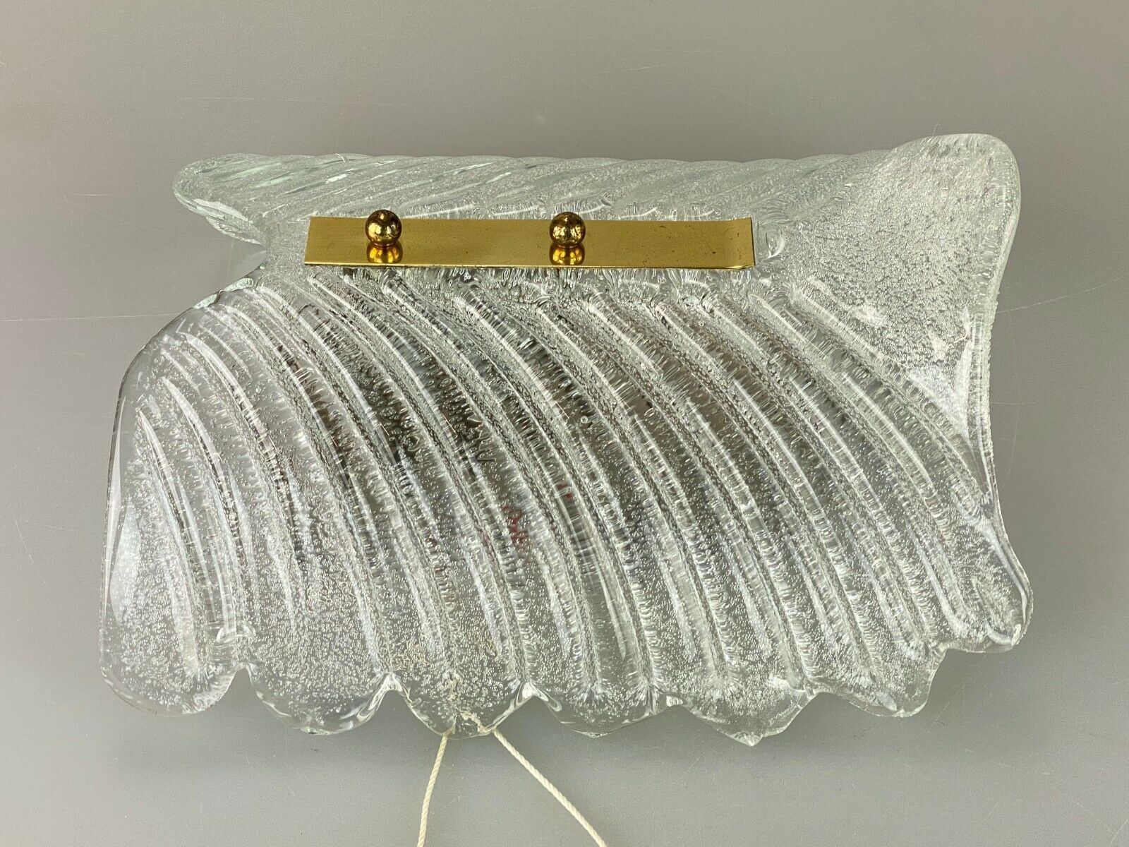 60er 70er Jahre Lampe Leuchte Wandlampe Wall Lampe Ice Glas Space Age Design photo 124.0