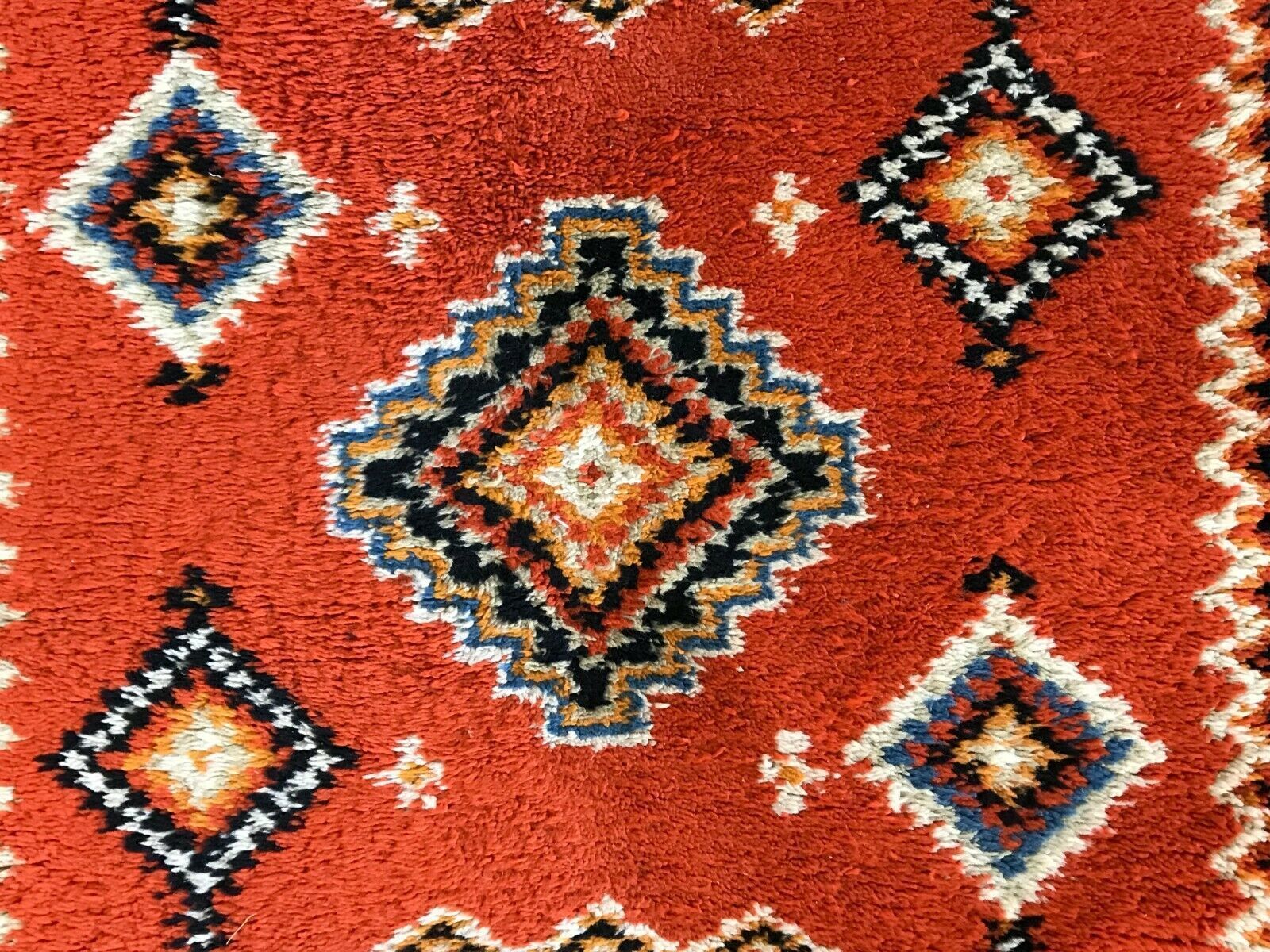 60s 70s Runner Rug Carpet Rug Space Age Flower Power Design 60s 70s photo vinterior