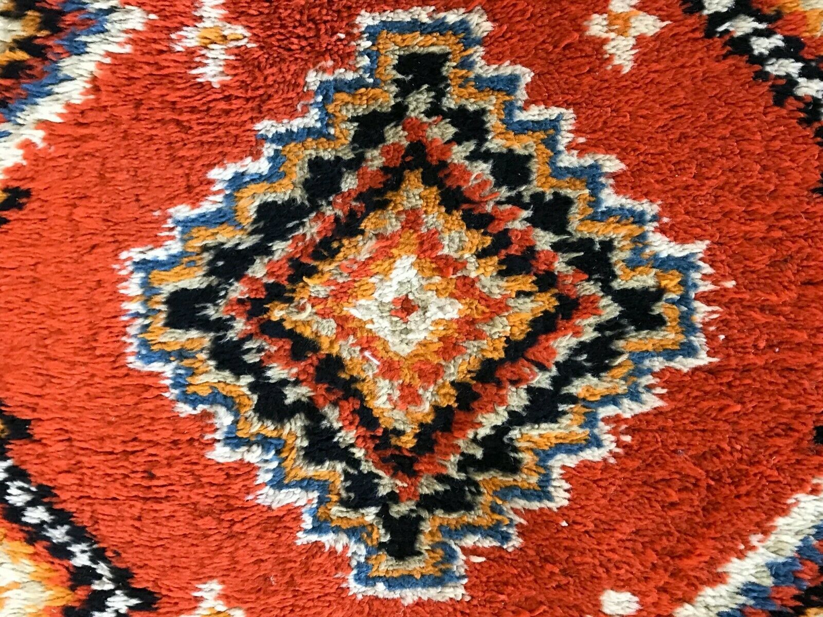 60s 70s Runner Rug Carpet Rug Space Age Flower Power Design 60s 70s photo buy