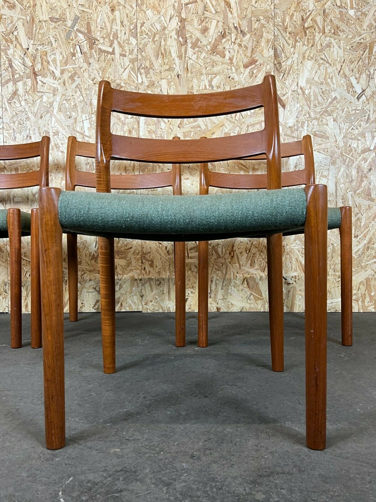 4x 60er 70er Jahre Stühle Teak Dining Chair Niels O. Möller Für J.L. Møllers 60s photo vinterior
