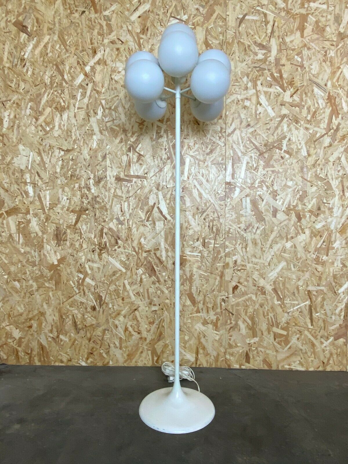 60s 70s Lamp Light Floor Lamp E.R. Nele Temde Kugellampe Switzerland photo vintage