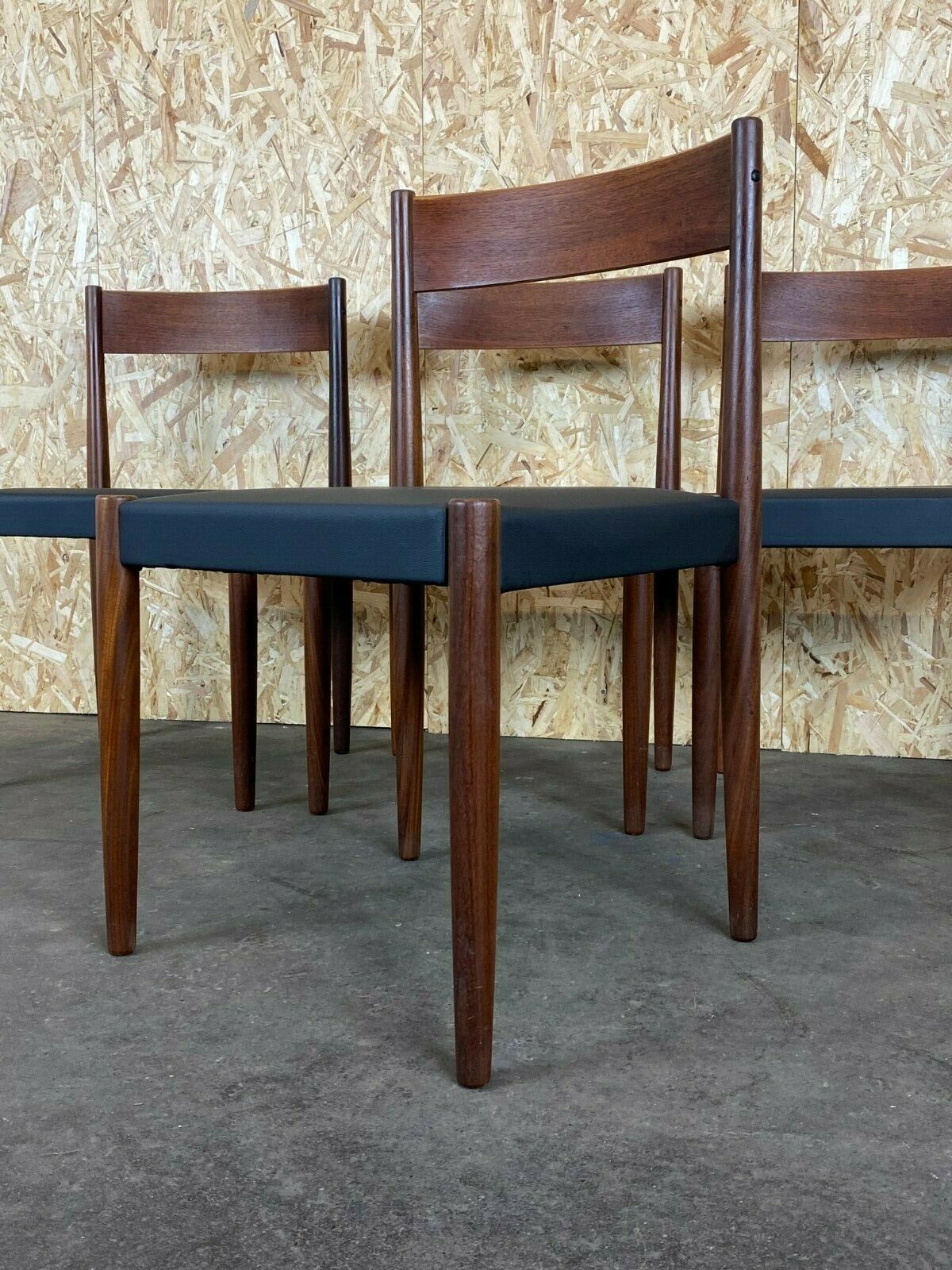4x 60s 70s Teak Chairs Dining Chair Chair Poul M. Volther Frem Røjle photo vinterior