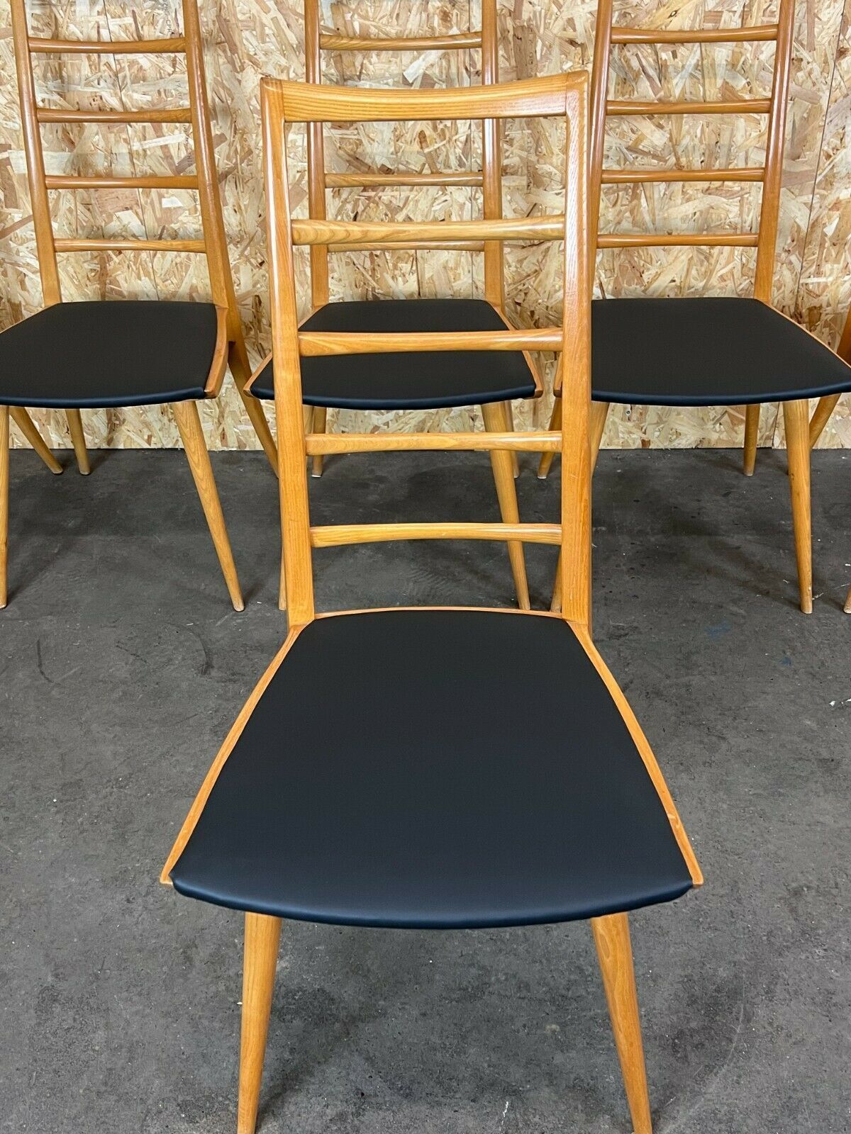 6x 60s 70s Chairs Chair Dining Chair Dining Chairs Danish Design 60s photo vintage